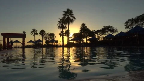 Paradise at sunrise Stock Footage 83593433