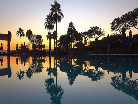 Paradise at sunrise Video stock 83594308