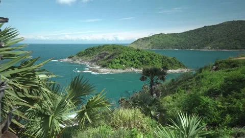 Paradise tropical view Stock Footage 159329209