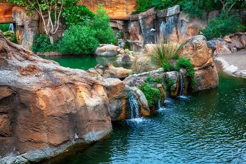 Paradise waterfall Stock Photos