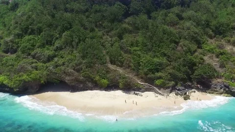 Paradisiacal Beach Stock-Footage 76107100