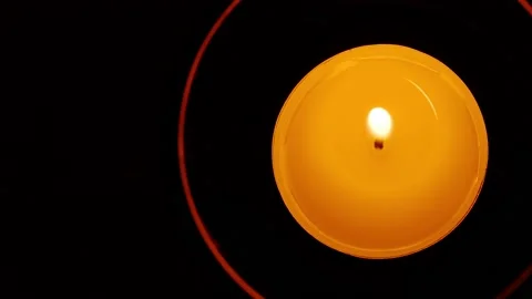 Paraffin candle wick Stock Footage 146816916