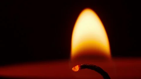 Paraffin candle wick Stock Footage 146817051