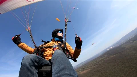 Paraglide Cockpit Stock Footage 275679070