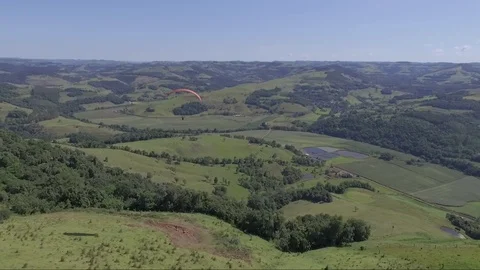 Paraglide Flight Freedom! 스톡 동영상 92222844