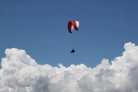 Paraglide man Stock Photos