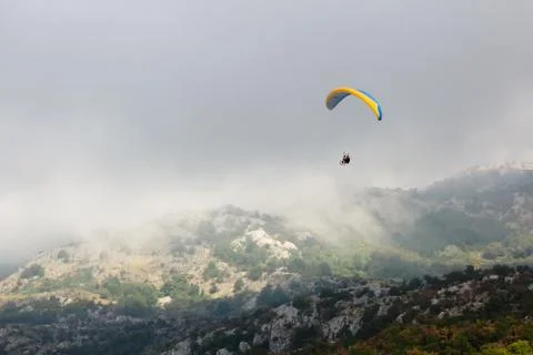 Paraglide Fotos de archivo