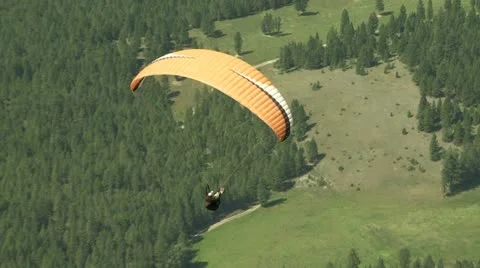 Paraglider 07 Stock Footage 11654740