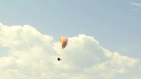 Paraglider 09 Stock Footage 11655037