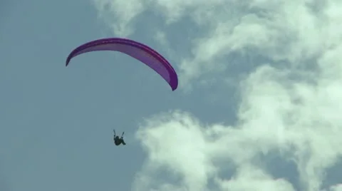 Paraglider 14 Stock Footage 11656955