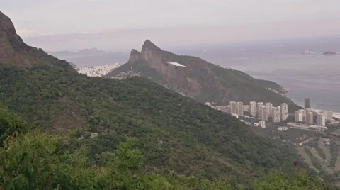 Paraglider in flight Stock Footage 64865370