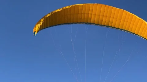 Paraglider in flight Stock Footage 210398028
