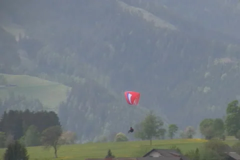 Paraglider Stock Footage 1055641