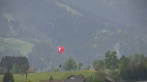 Paraglider Video stock 2975951