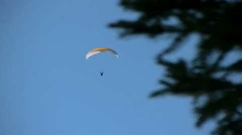 Paraglider Stock Footage 10606243