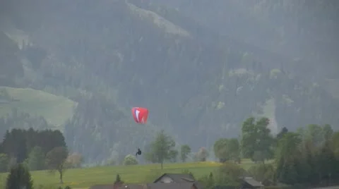 Paraglider Stock Footage 10885136