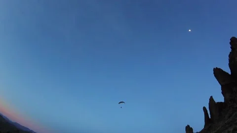 Paraglider Stock Footage 168442726