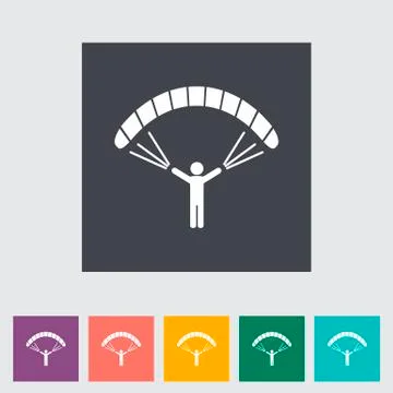 Paraglider Stock Illustration