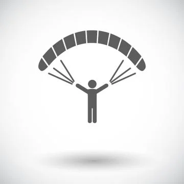 Paraglider Stock Illustration