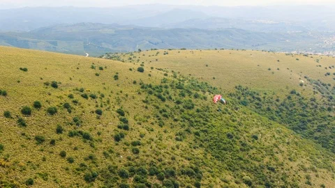Paraglider, Lefkada, Greece Video stock 119383742