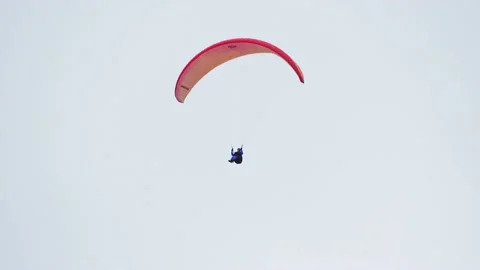 Paraglider Paragliding Overhead Stock-Footage 235938632
