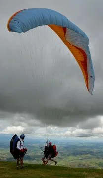 Paraglider Stock Photos