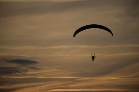 Paraglider Foto stock