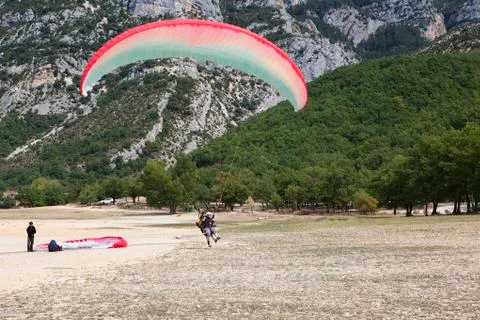 Paraglider Stock-Fotos