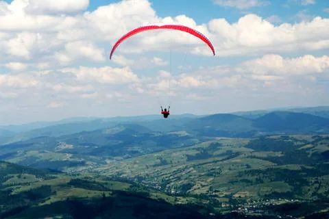 Paraglider Stock Photos