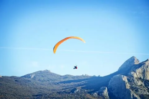 Paraglider 스톡 사진