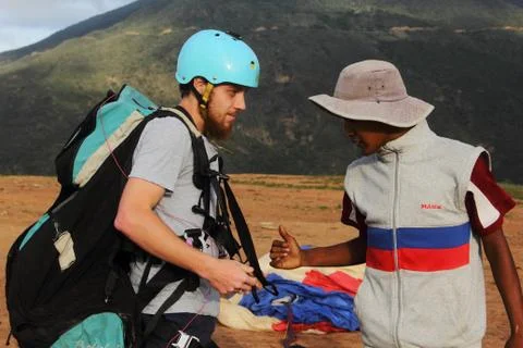 Paraglider Stock Photos