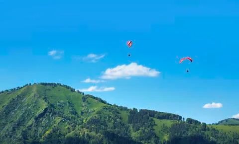 Paraglider Foto stock
