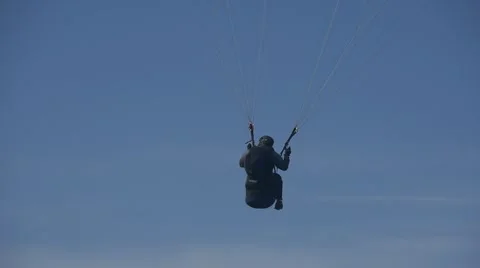 Paraglider pilot Stock-Footage 64619314
