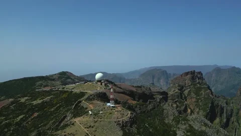 Paraglider Preparing for Flight on Mountain Peak with Scenic Landscape. Stock Footage 324506278