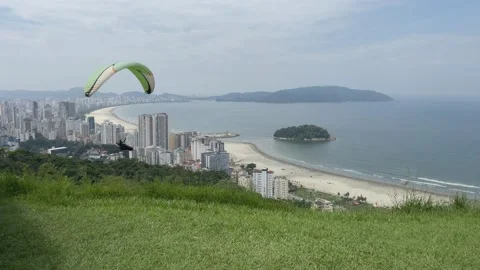 Paraglider Santos Stock Footage 280591110