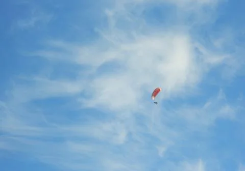 Paraglider in the sky Stock Photos