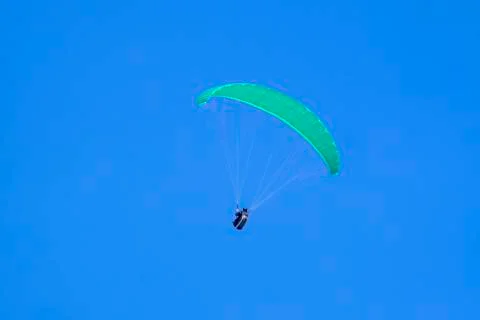 Paraglider in the sky Fotos de archivo