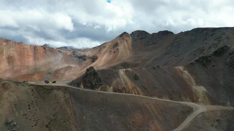 Paraglider Soars Over Mountain Range Stock Footage 274510215