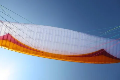 Paraglider wing Stock Photos