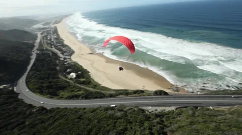 Paragliders Stock Footage 27365091