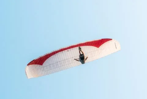 Paragliders in the sky Stock Photos