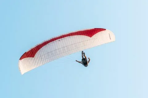 Paragliders in the sky Stock Photos