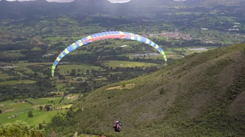 Paragliding 02 Horizontal Video stock 217542089