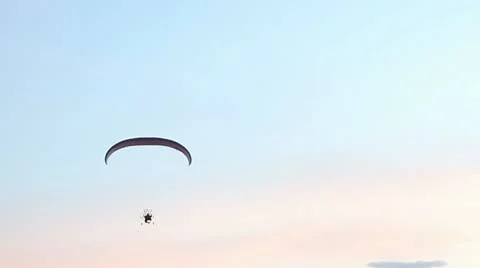 Paragliding 3 Video stock 10987046