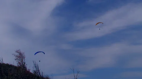 Paragliding 6 Video stock 30998665