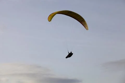 Paragliding Aboua Cup Fotos Stock