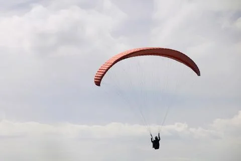 Paragliding Aboua Cup Stockfoto's