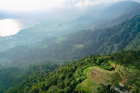 Paragliding attraction Stock-Fotos
