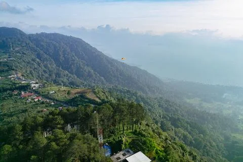 Paragliding attraction 스톡 사진