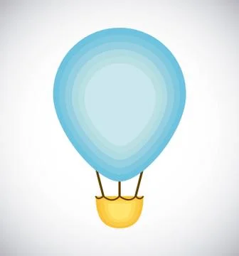 Paragliding design over gray background, vector illustration Stock Illustration